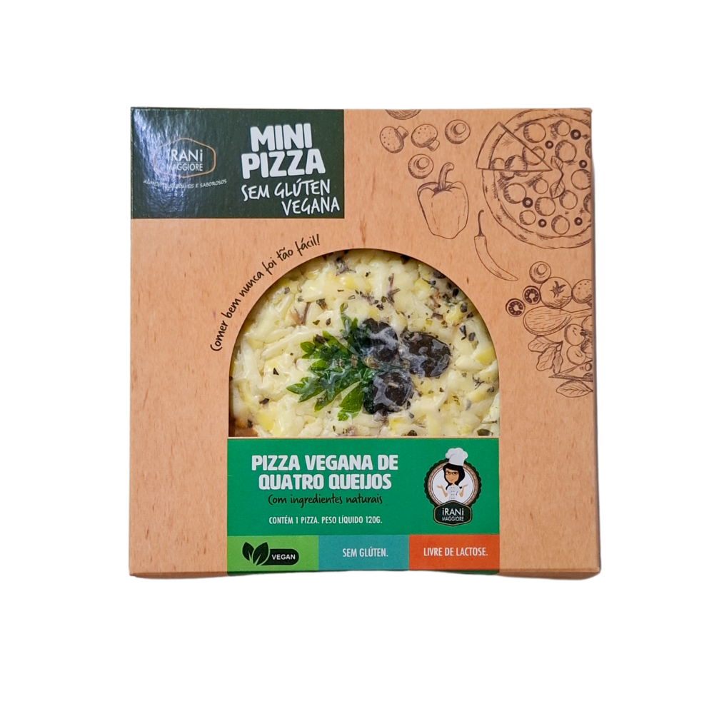 PIZZA VEGANA DE QUEIJOS 120G